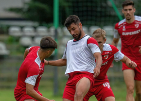 FC Dinamo - CS Dinamo, amical la Săftica. Echipa aleasă de Zeljko Kopic