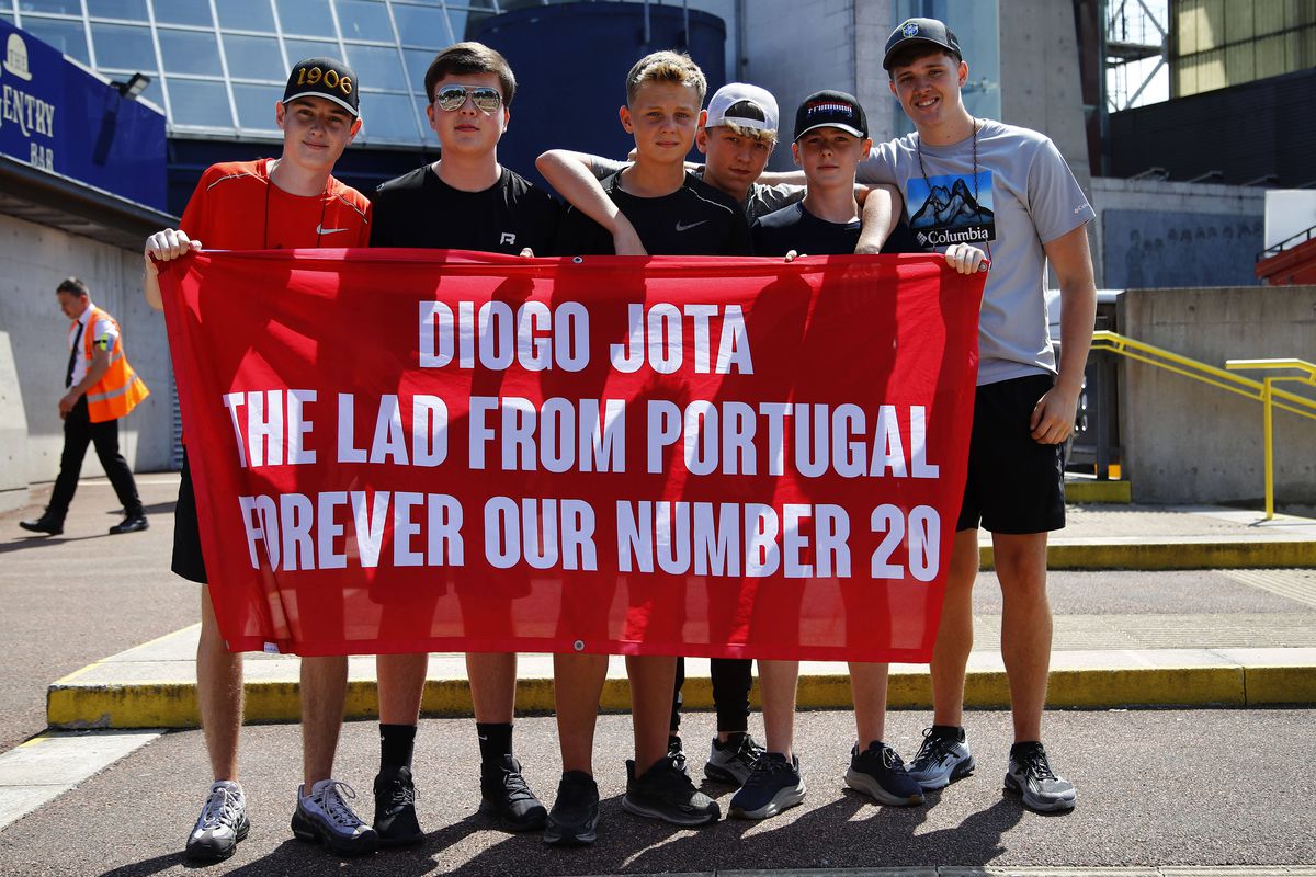 Gest emoționant în memoria lui Diogo Jota: imaginea apărută pe o clădire din Liverpool