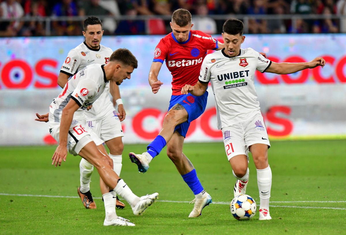 Florin Tănase în FCSB - Hermannstadt