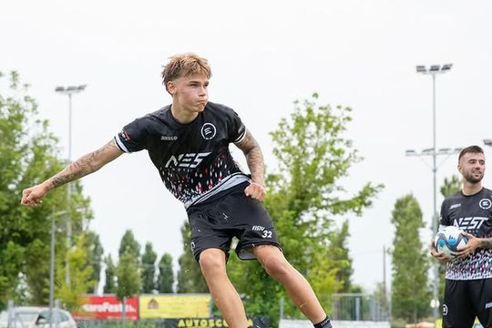 Troy Tomșa (17 ani) va evolua din sezonul viitor în Serie A cu Sassuolo. Foto: Instagram @troytomsa23