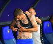 Juri Cisotti și-a dezvăluit tatuajele de pe corp înainte să joace în meciul cu Hermannstadt. Foto: Cristi Preda (GSP.RO)
