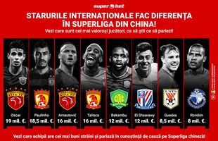 Vedetele din străinătate fac diferența în China. Cosmin Olăroiu are și el un star de primă mână la Suning! Vezi care sunt greii din prima ligă!