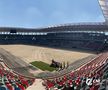 Stadionul Steaua: se montează gazonul pe arena din Ghencea. Imaginile prezentate de CNI