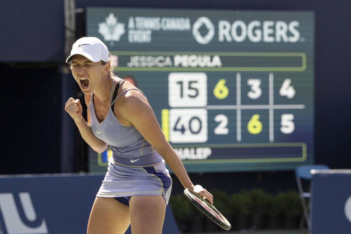 FOTO Simona Halep - Jessica Pegula, semifinale WTA Toronto 13.08.2022
