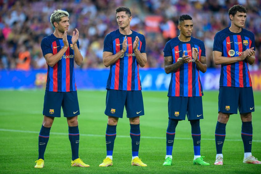 FC Barcelona a reușit să-și legitimeze aproape toți fotbaliștii transferați vara aceasta înaintea primei etape din La Liga împotriva celor de la Rayo Vallecano, singurul jucător care nu are încă „undă verde” de joc fiind Jules Kounde.
Foto: Imago