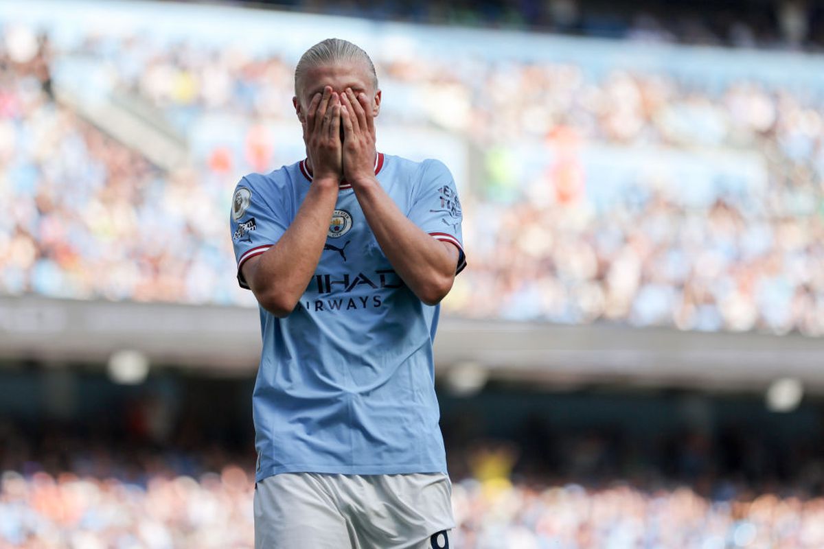 Haaland, pierdut pe teren în meciul cu Bournemouth » A dat două pase în 75 de minute + Explicațiile lui Guardiola