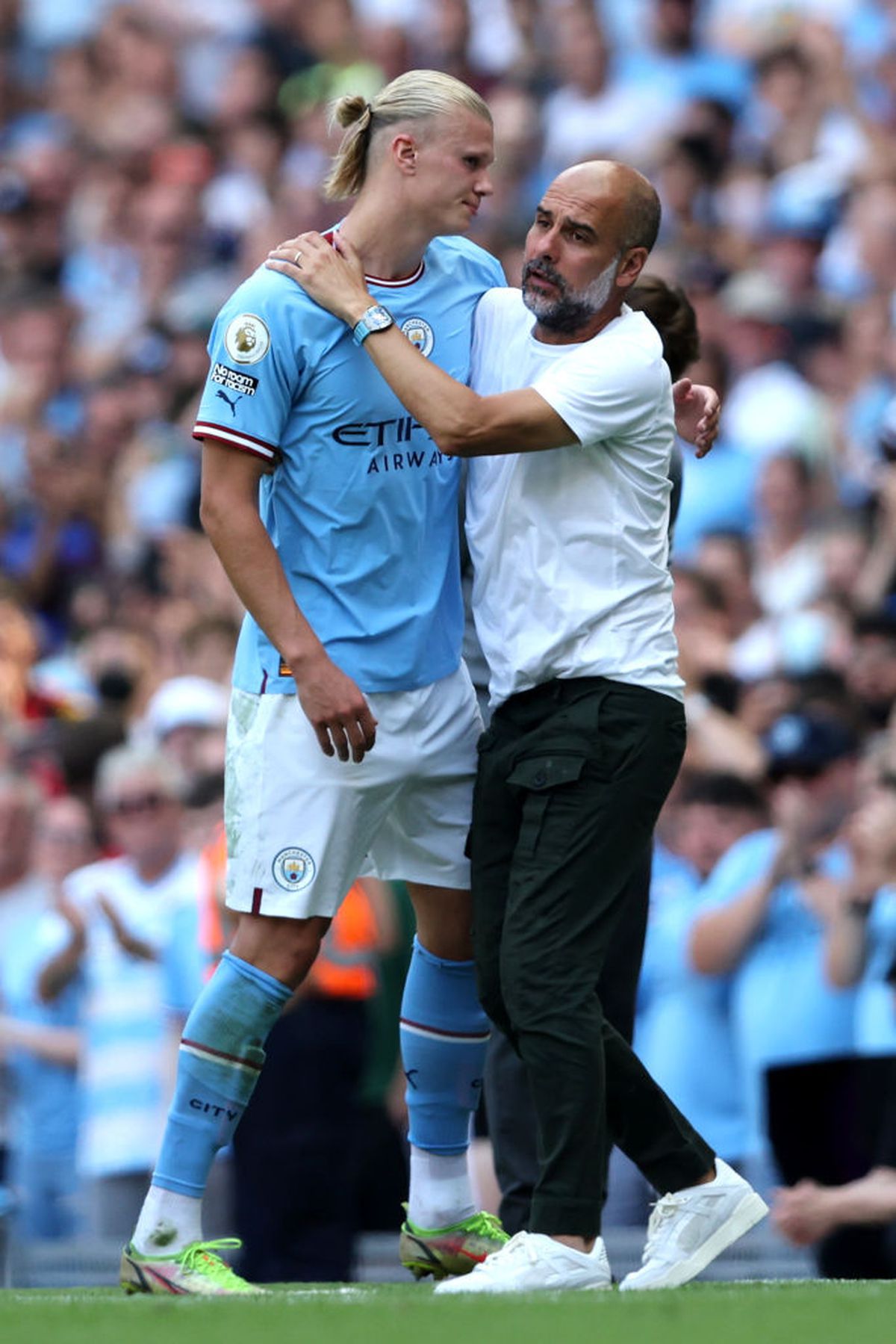 Haaland, pierdut pe teren în meciul cu Bournemouth » A dat două pase în 75 de minute + Explicațiile lui Guardiola