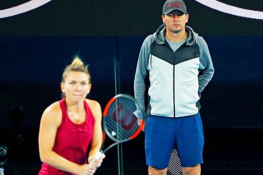 Simona Halep și Andrei Pavel, foto: Guliver/gettyimages