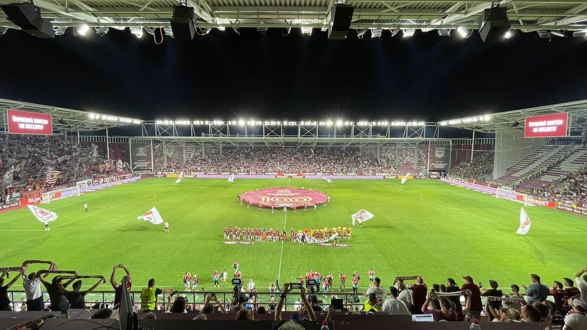 Scenografii și atmosferă la Rapid - Petrolul