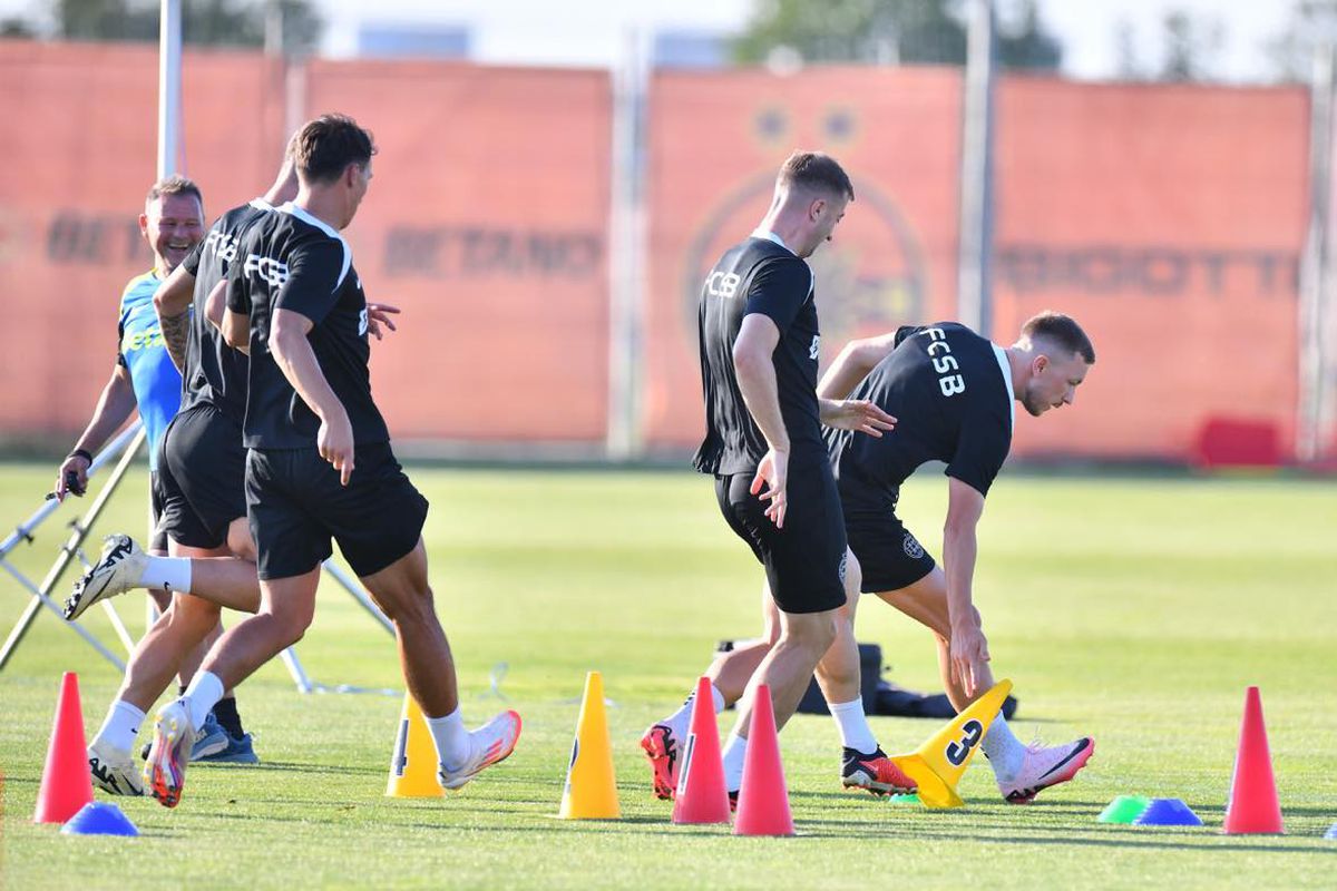 FCSB, antrenament oficial înainte de meciul cu Sparta Praga