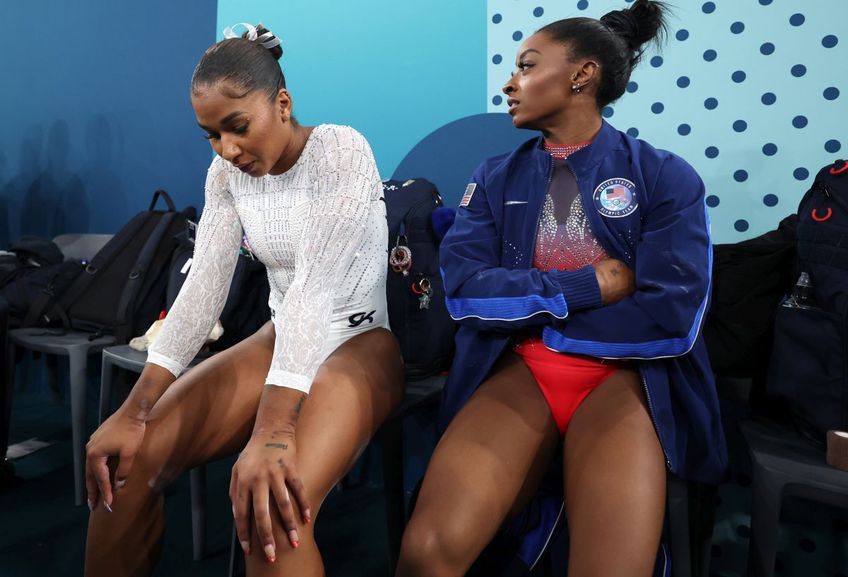 Jordan Chiles și Simone Biles / FOTO: GettyImages