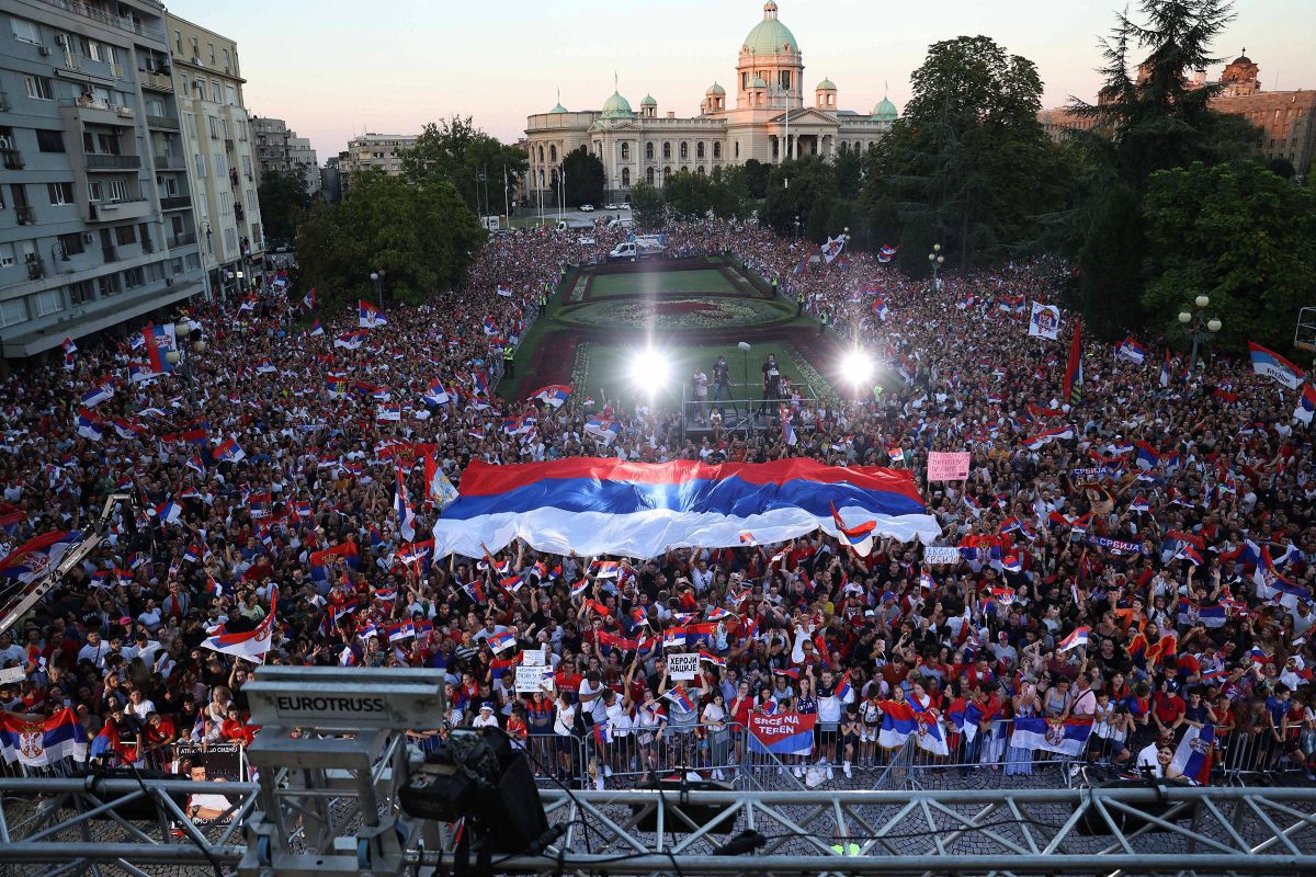 Imagini de la Belgrad cu primirea medaliaților sârbi de la Jocurile Olimpice