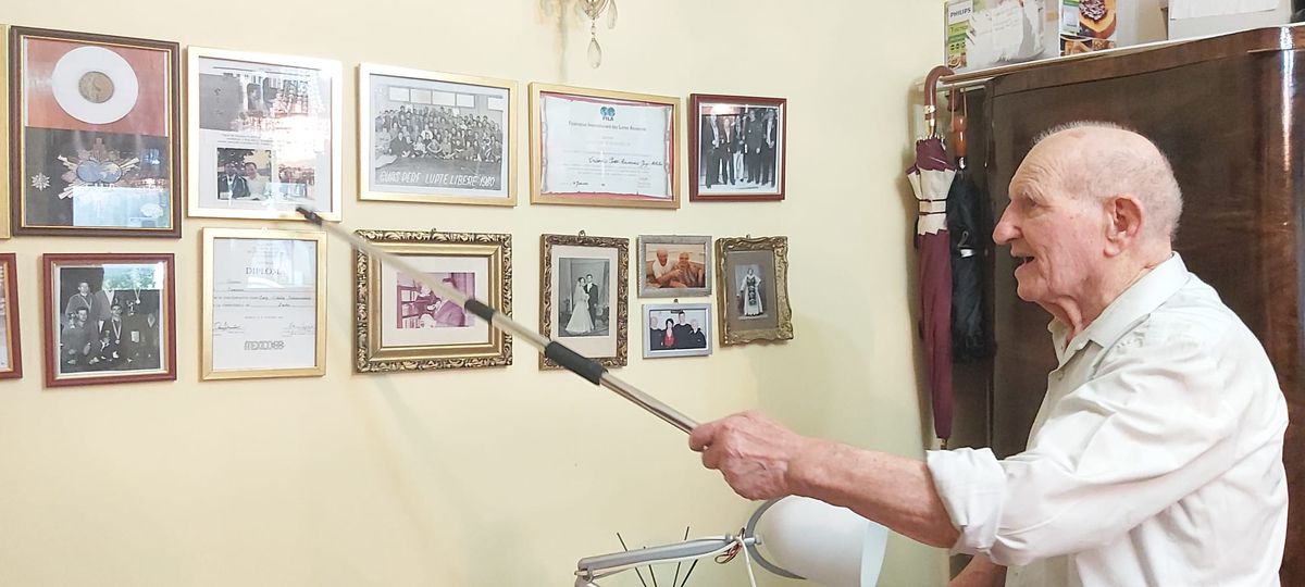 La 95 de ani, fostul luptător și antrenor Ioan Crâsnic deține un record impresionant » De la Roma '60, a pregătit loturile României la 8 Olimpiade, plus pe cel al Marocului, la Atlanta '96