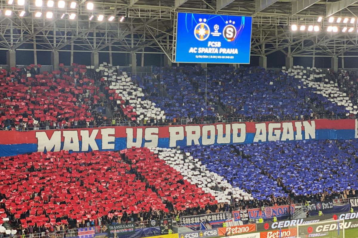 Fanii celor de la FCSB au început să plece din Ghencea înaintea pauzei, după ce le ceruseră jucătorilor să-i facă mândri + Cehii, scandări rasiste
