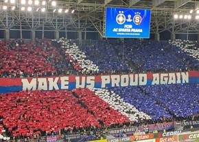Fanii celor de la FCSB au început să plece din Ghencea înaintea pauzei, după ce le ceruseră jucătorilor să-i facă mândri + Cehii, scandări rasiste
