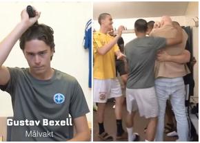 Imagini virale! Jucătorii unui club din Suedia au făcut un gest emoţionant în sprijinul căpitanului care are cancer