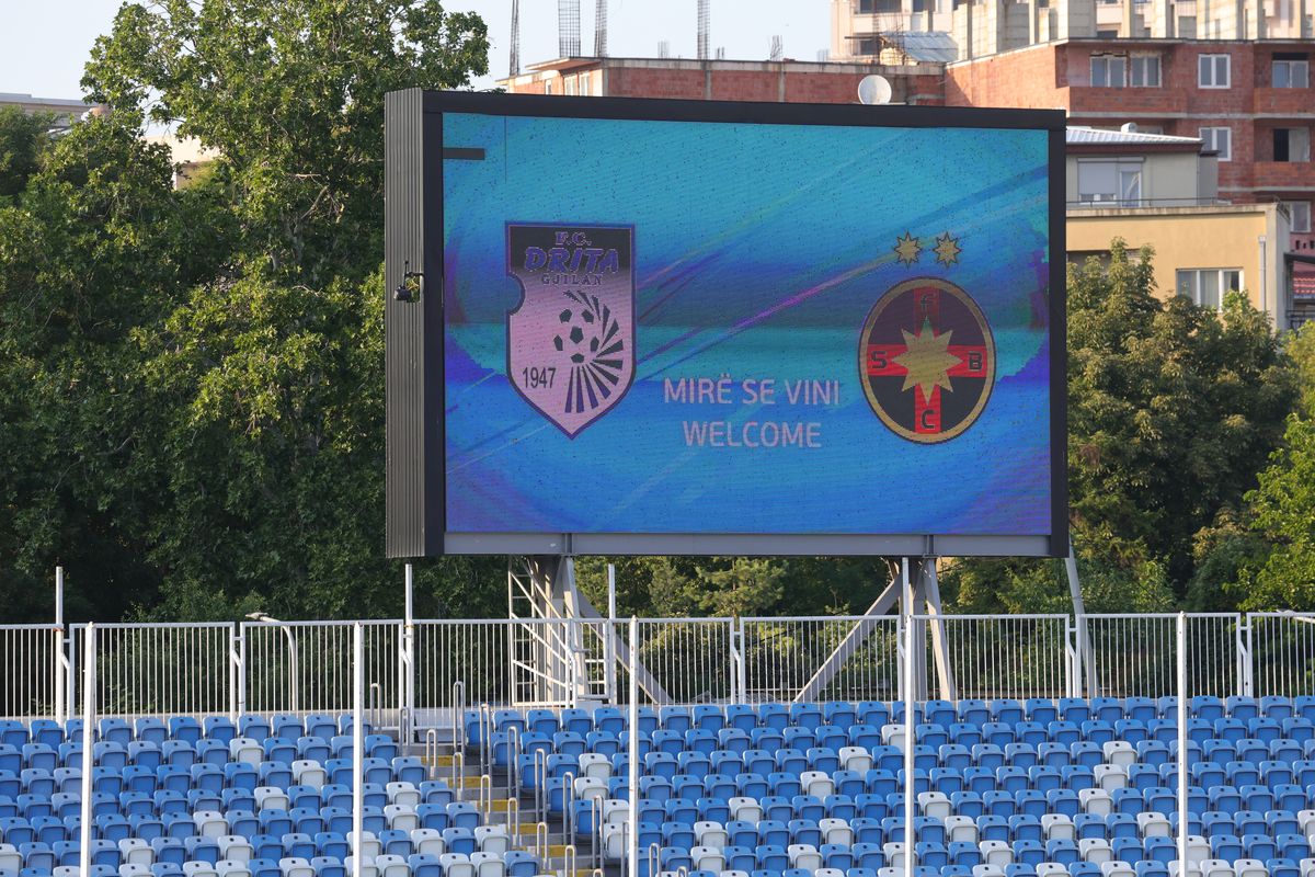 Antrenament FCSB la Priştina