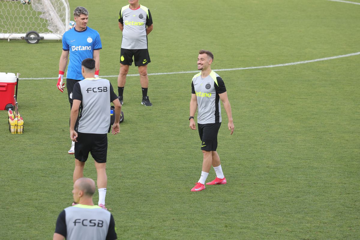 Antrenament FCSB la Priştina