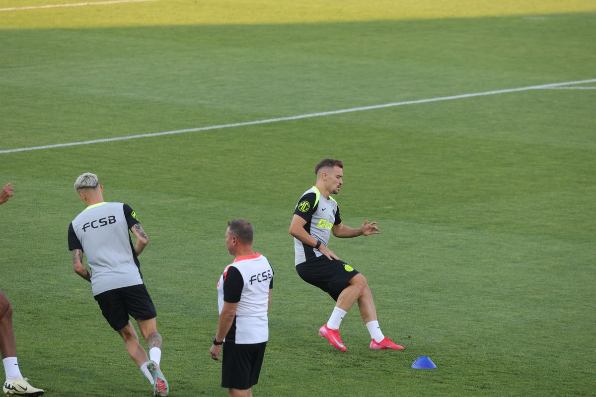 Antrenament FCSB la Priştina