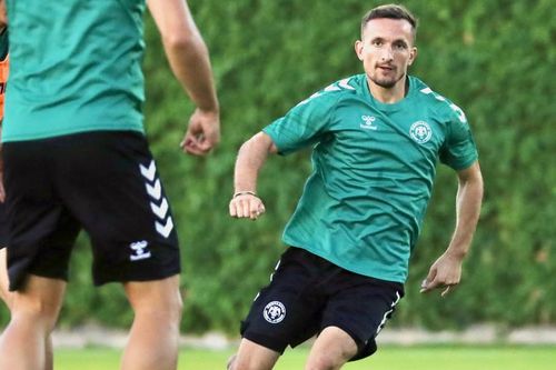 Marius Ștefănescu la antrenamentul celor de  la Konyaspor / Foto: Instagram