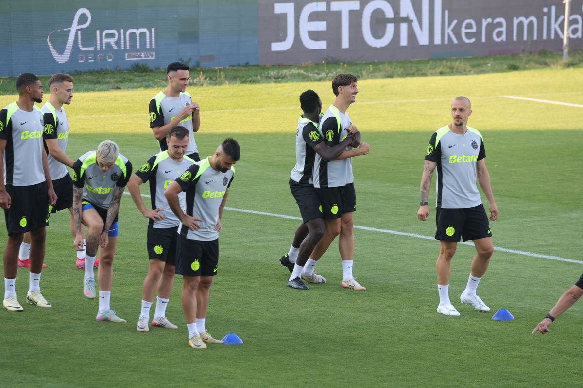 Antrenament FCSB la Priştina