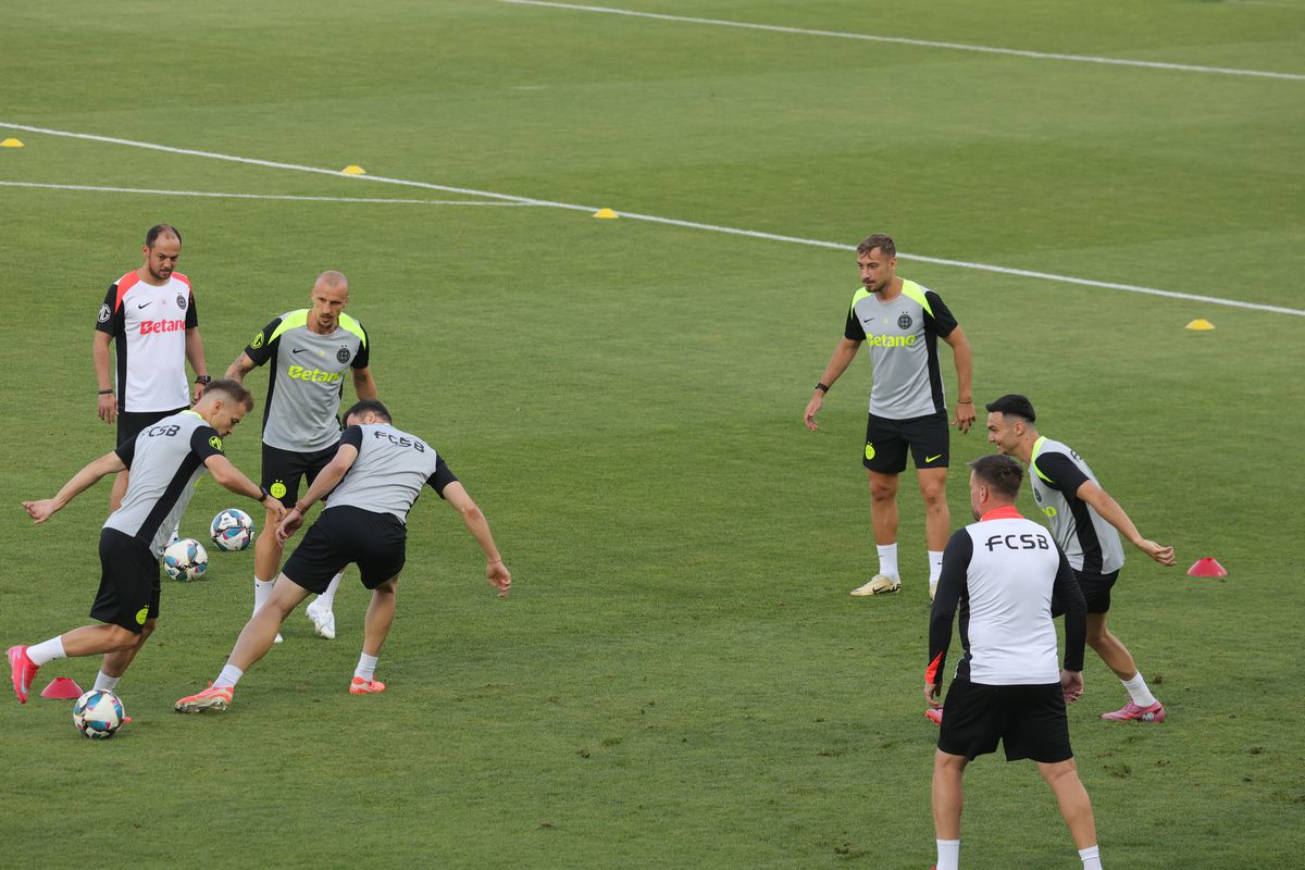 Antrenament FCSB la Priştina