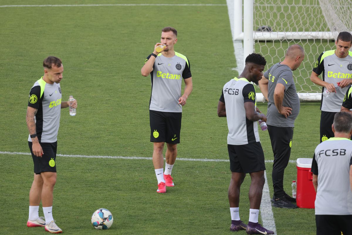 Antrenament FCSB la Priştina