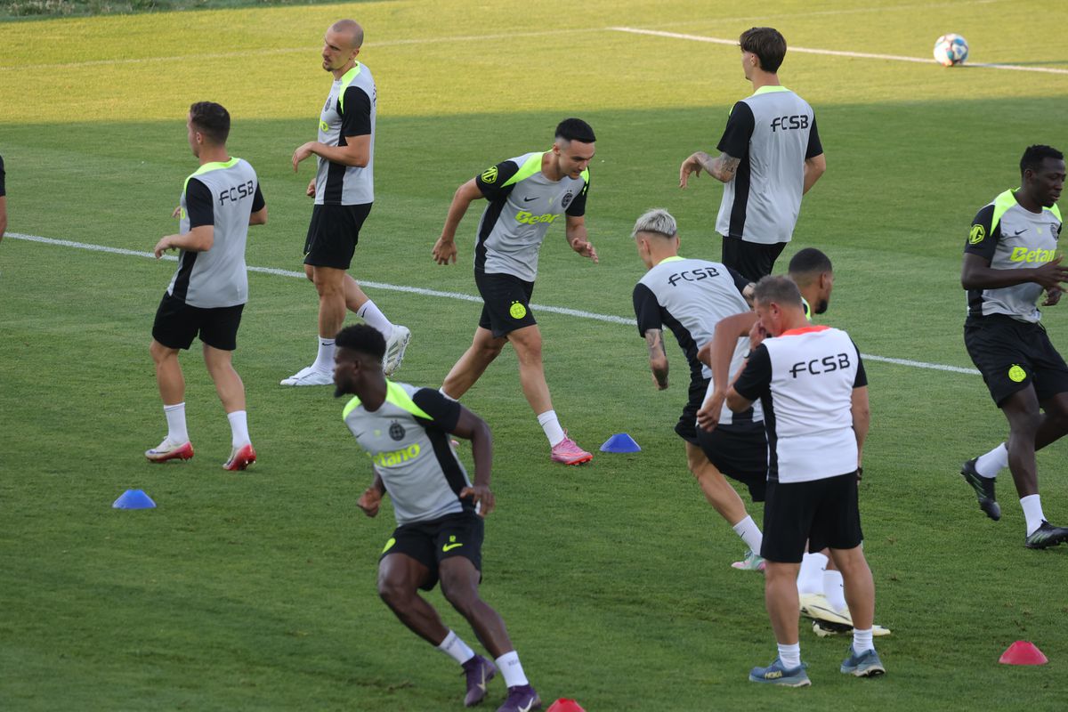 Antrenament FCSB la Priştina