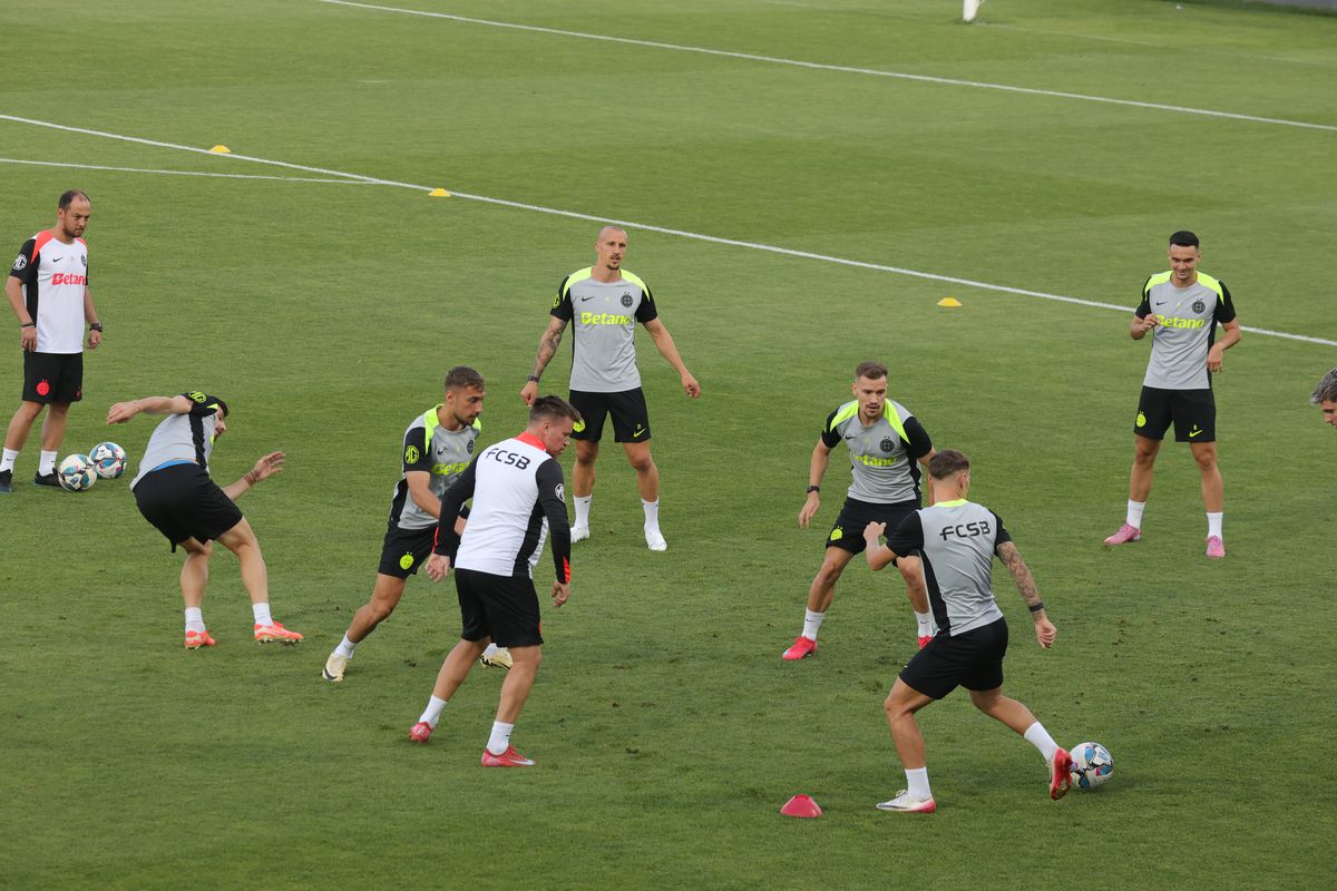 Antrenament FCSB la Priştina