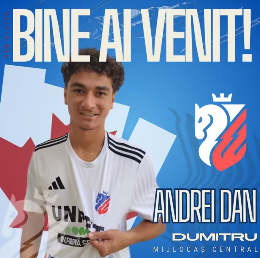 Anunță transferul unui român crescut în Canada: „Bun venit în familie!”