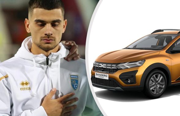 Internaționalul kosovar care preferă o Dacia Sandero: „Îți faci treaba” » Ce adversar suplimentar va avea FCSB diseară
