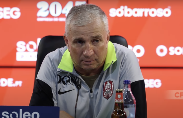 Dan Petrescu, înainte de Braga - CFR Cluj: „Sper să fie greșeli de arbitraj în favoarea noastră, dar nu cred” + „Calificarea e grea, dar nu imposibilă”