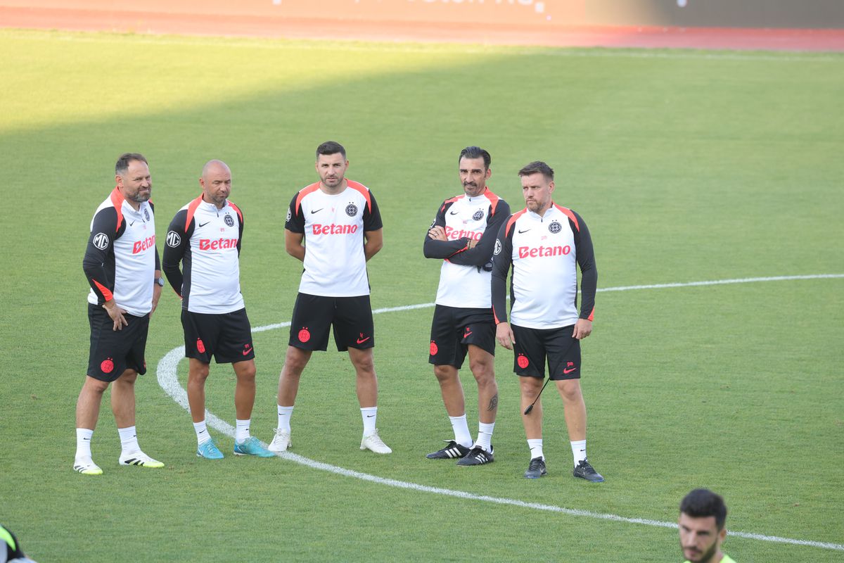 Antrenament FCSB la Priştina