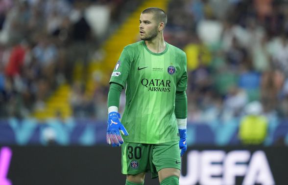 Înlocuitorul lui Donnarumma, gafă la debutul la PSG » Ce a putut să facă în Supercupa Europei