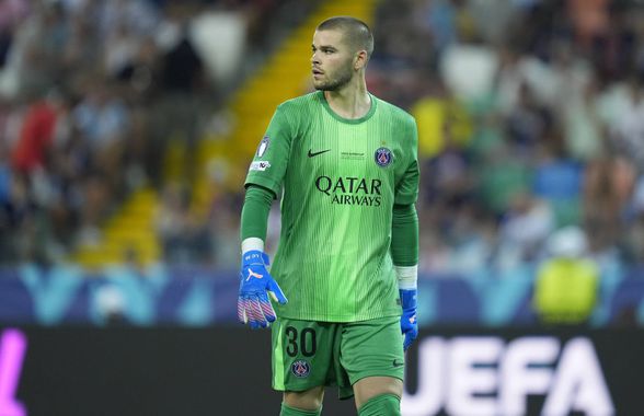 Înlocuitorul lui Donnarumma, gafă la debutul la PSG » Ce a putut să facă în Supercupa Europei