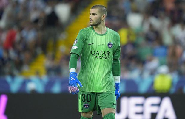 Înlocuitorul lui Donnarumma, gafă la debutul la PSG » Ce a putut să facă în Supercupa Europei