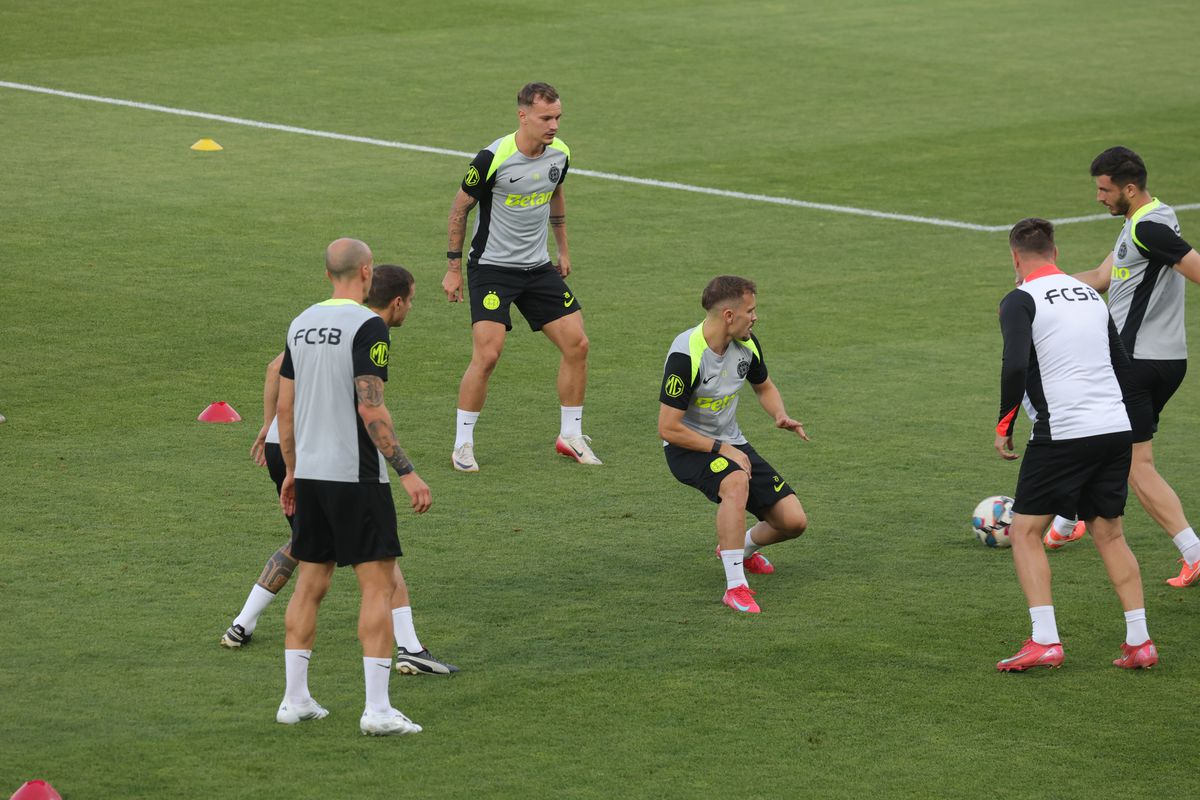 Antrenament FCSB la Priştina