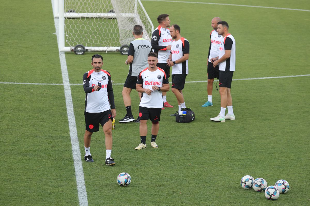 Antrenament FCSB la Priştina