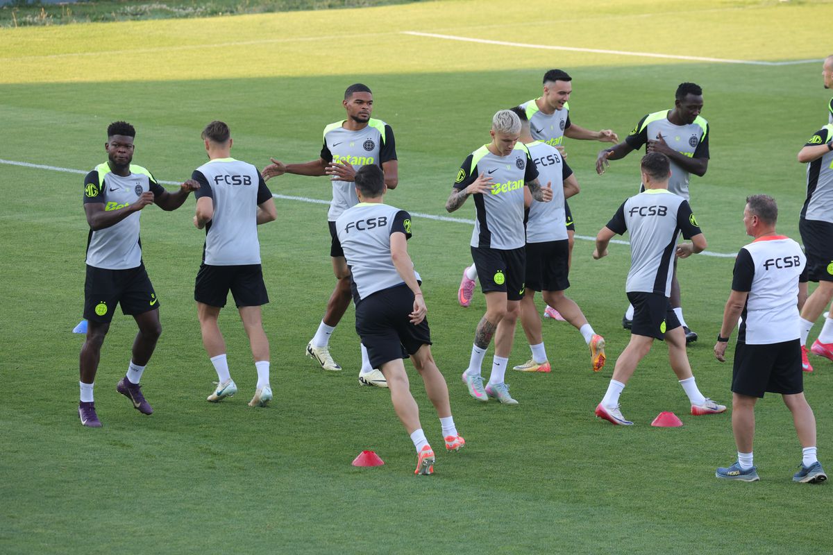 Antrenament FCSB la Priştina