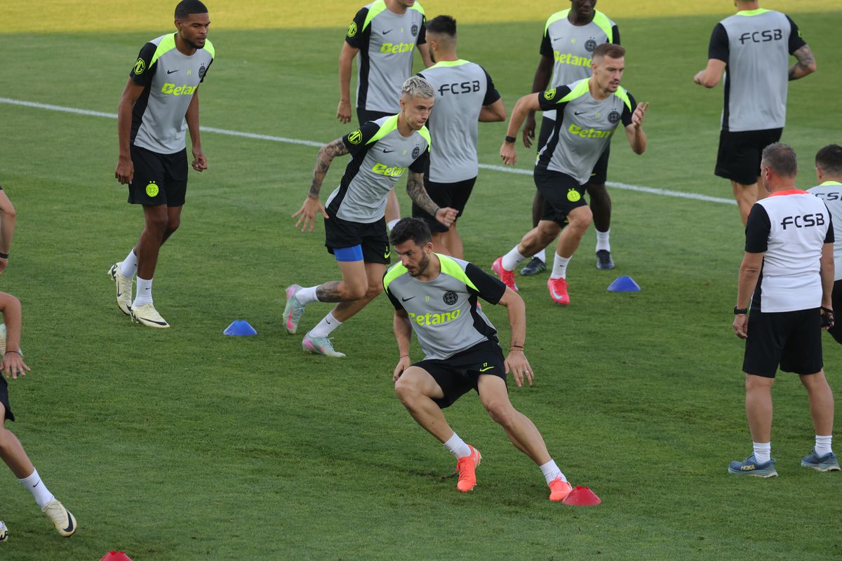 Antrenament FCSB la Priştina