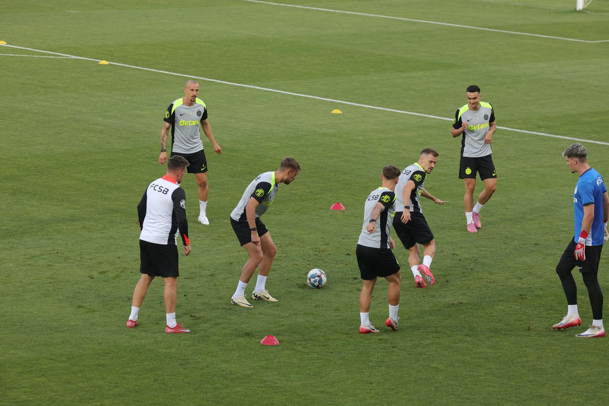 Antrenament FCSB la Priştina