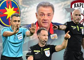 Clasamentul greșelilor mari de arbitraj din primele 5 etape: FCSB și Rapid, câte 4 decizii CONTRA! + Echipa cea mai favorizată de la „centru”: „Nu tot ce spune «Gyros» Vassaras e adevărat!”
