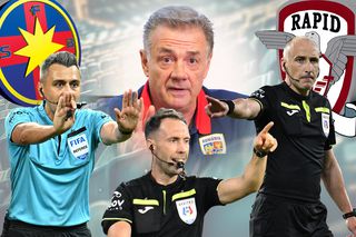 Clasamentul greșelilor mari de arbitraj din primele 5 etape: FCSB și Rapid, câte 4 decizii CONTRA! + Echipa cea mai favorizată de la „centru”: „Nu tot ce spune «Gyros» Vassaras e adevărat!”
