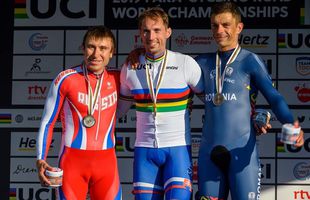 Eduard Novak, pe podium la Campionatul Mondial de Paraciclism