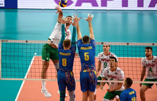 ROMÂNIA - BULGARIA 0-3 // VIDEO „Tricolorii” au pierdut și al doilea meci de la Campionatul European de volei masculin