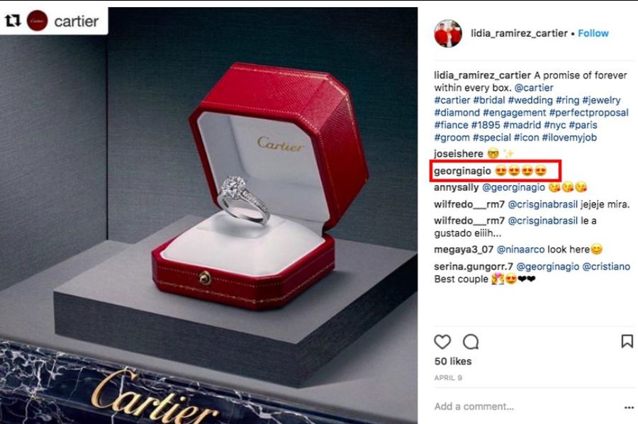 FOTO Cea mai scumpă cerere în căsătorie din lumea fotbalului! Suma pe care Cristiano Ronaldo ar fi plătit-o pentru inelul de logodnă al Georginei