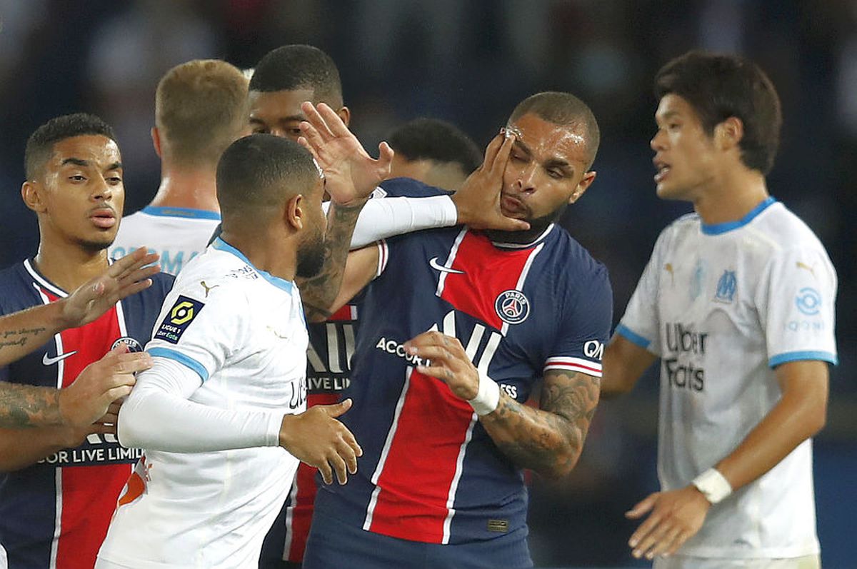 FOTO Pumni în PSG - Marseille! Neymar, eliminat! 5 cartonașe roșii și 10 minute de prelungire într-un final nebun