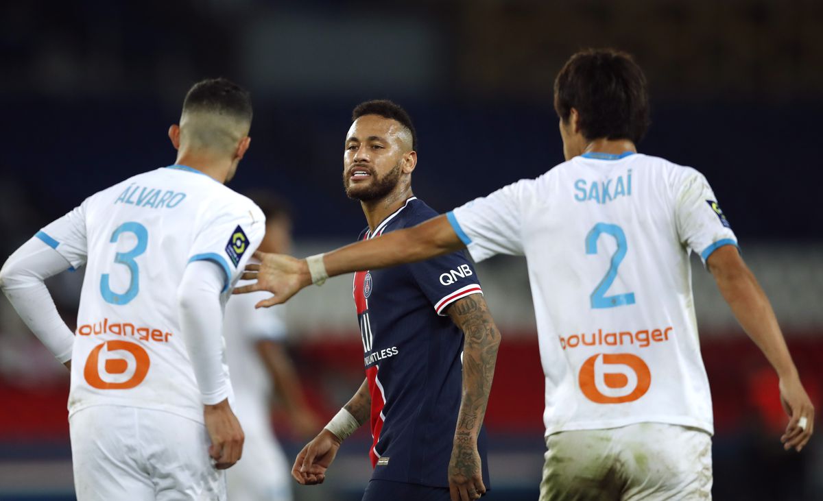 FOTO Pumni în PSG - Marseille! Neymar, eliminat! 5 cartonașe roșii și 10 minute de prelungire într-un final nebun