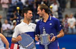 Medvedev, elogii pentru Djokovic după triumful de la US Open: „Pentru mine, ești cel mai mare din toate timpurile!”