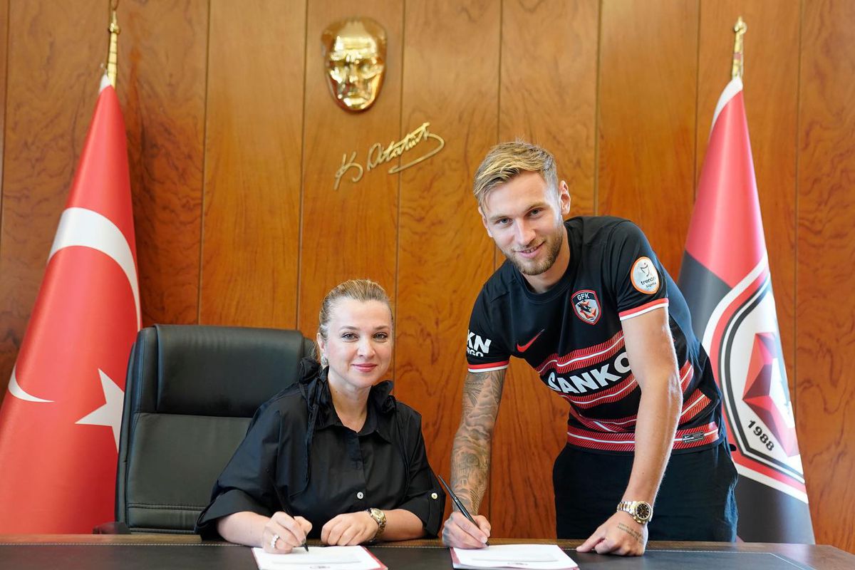 Denis Drăguș, prezentat la Gaziantepspor